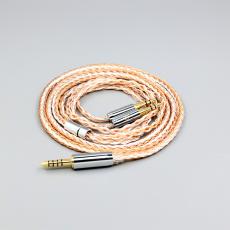 16 Core OCC Silver Plated Mixed Headphone Earphone Cable For Hifiman Sundara Ananda HE1000se HE6se v2 v3 Planar Magne