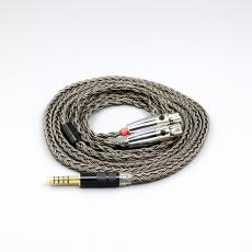16 Core Grey Silver plated Earphone Cable For Audeze LCD-3 LCD-2 LCD-X LCD-XC LCD-4z LCD-MX4 LCD-GX lcd Headphone
