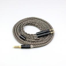 16 Core Grey Silver plated Earphone Cable  For Audio-Technica ATH-R70X ATH-R70XA Headphone Headset