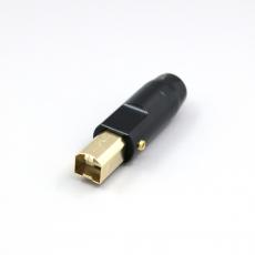 Metal Housing DIY Part Handmade USB 2.0 B Port Solder Adapter Plug For DAC Cable