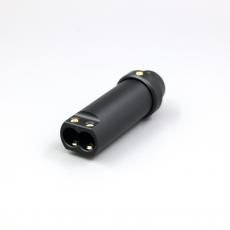 Aluminum cable splitter with 6mm diameter wire holes suitable for customized repaired audio cables