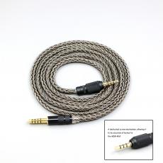16 Core Grey Silver Plated Earphone Cable For Sony MDR-M1 MDR-MV1 MDR-M1ST Headphones