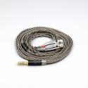 16 Core Grey Silver plated Earphone Cable For Audeze LCD-3 LCD-2 LCD-X LCD-XC LCD-4z LCD-MX4 LCD-GX lcd Headphone