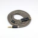 16 Core Grey Silver plated Earphone Cable  For Audio-Technica ATH-R70X ATH-R70XA Headphone Headset