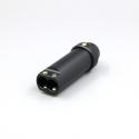 Aluminum cable splitter with 6mm diameter wire holes suitable for customized repaired audio cables