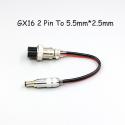 12V DC GX16 5.5mm 4.0mm 2.5mm To 2.1mm 1.35mm 1.7mm Plug Power Cable Male To Male Cord for Keces Linear Extension DC Wir