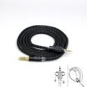 16 Core Black Braided Earphone Cable For Sony MDR-M1 MDR-MV1 MDR-M1ST Headphones