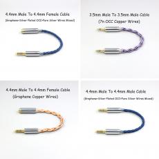 4.4mm Male To 4.4mm Female 3.5mm 4.4mm Male To Male Extension Audio Cable For IFI Zen DAC AMP DAP Player