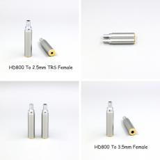 Headphone Converter Dual 3.5mm 2.5mm MMCX 0.78mm Female Jack Adapter for SENNHEISER HD800 HD800S HD820 Dharma D1000