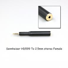 Headphone Converter Male To 3.5mm Or 2.5mm Female Jack Adapter For Sennheiser HD599 HD569 HD 560S HD559 hd560s ali7