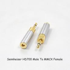 Headphone Converter Adapter 2.5mm Male TO MMCX 0.78mm Female For Sennheiser HD700 Earphone 