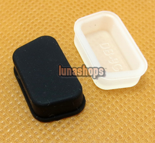 2pcs Silica Gel Dustproof dustfree dust prevention Plug Adapter For DB-9G Rs232 Female port
