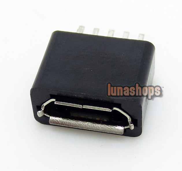 1pcs Micro USB 2.0 Female Soldering Adapter With shell For Diy Custom LGZ-B66