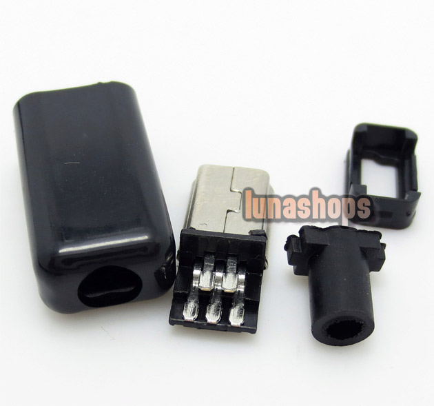 1pcs Mini USB-2.0B Soldering Adapter Plug For Diy Custom Handmade LGZ-IP2