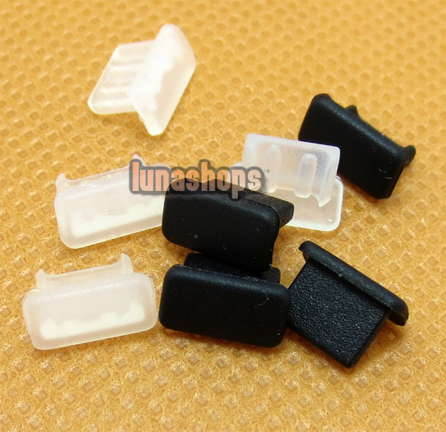 2pcs Silica Gel Dustproof dustfree dust prevention Plug Adapter For Mini USB Female port