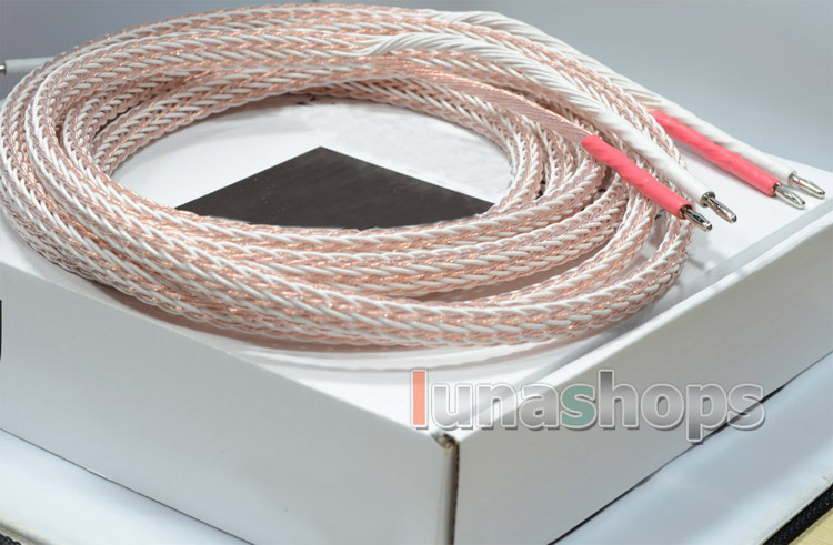 For 2.5M Original Kimber Kable 12TC 99.9997% OCC Hifi DIY Banana Cable