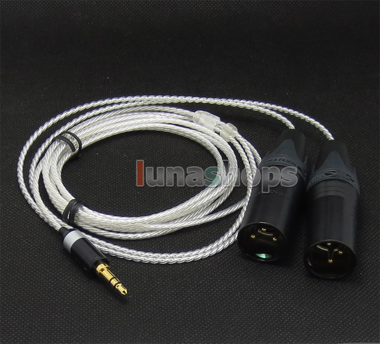 Male 3 Pins XLR Headphone Cable For philips Fidelio X1 UE6000 UE9000 Sony MDR-1R