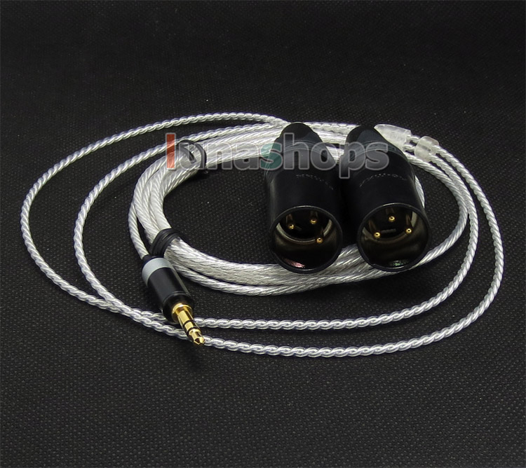 Male 3 Pins XLR Headphone Cable For philips Fidelio X1 UE6000 UE9000 Sony MDR-1R