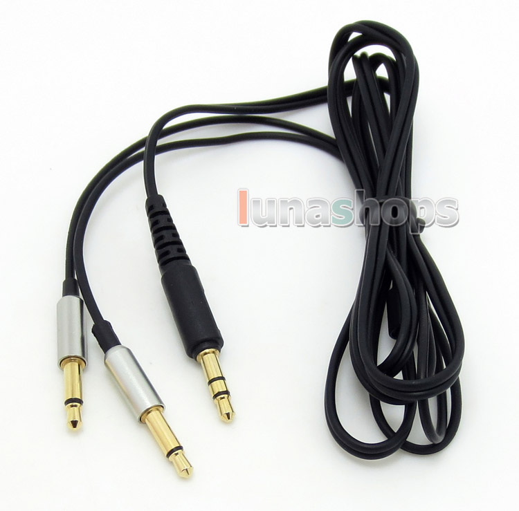 3.5mm Straight Audio upgrade Cable For Denon AH-D600 D7100 Velodyne vTrue Headphone