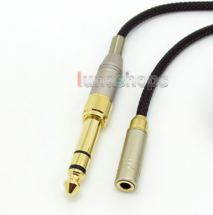 1m 3.5mm Male To Female OFC Speaker Car Aux Hifi Extension Audio Sound Cable