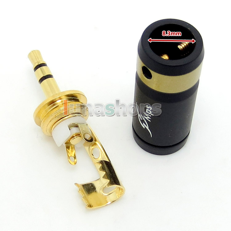 MPS Sword Tiger 3.5mm Male Plug Golden Plated solder type Adapter For DIY 