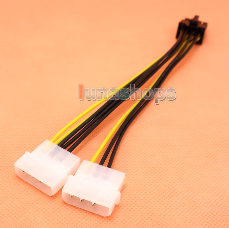 IDE Dual 4 pin To 8pin Power Cable for Nvidia GTX790 GTX780 GTX590 Graphic card