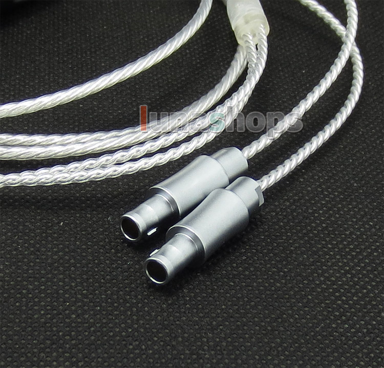 4pin XLR Male PCOCC + Silver Plated Cable for Sennheiser HD800 Headphone Headset
