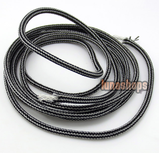 1m Copper Colour CC 8CS OFC +Sliver palted Earphone DIY Cable
