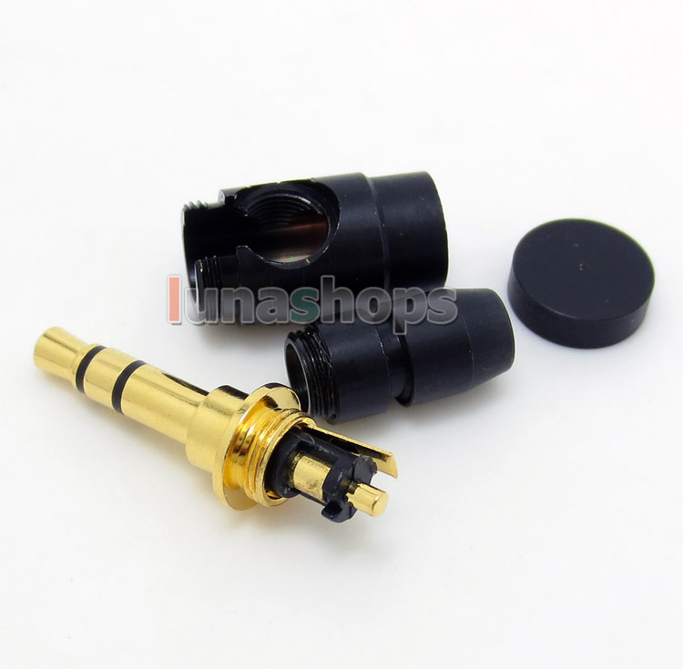 3.5mm Pailic 90 degree Stereo Male Plug Audio Connector DIY Solder adapter