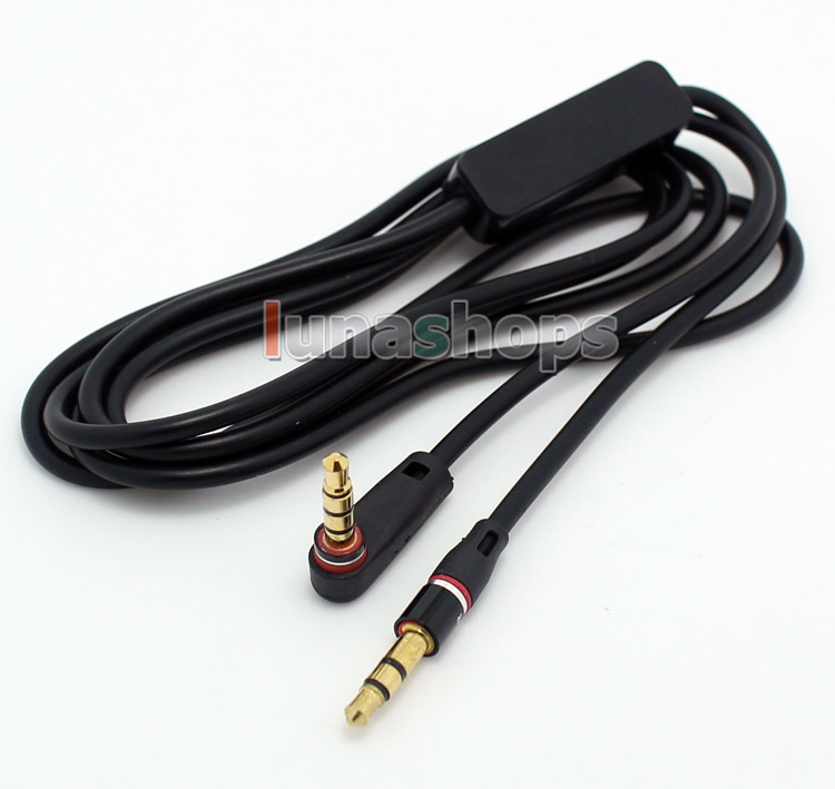Black 3.5mm Mic Cable Wire Cord for Monster Beats by Dr.Dre Headphones