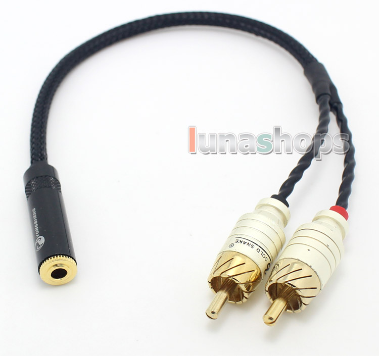 Canare 3.5mm female to RCA male Audio Hifi cable