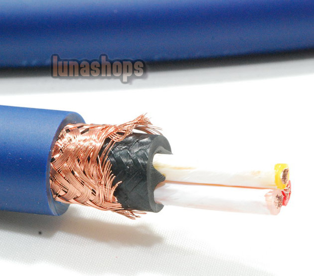 For 1m Bulk Hifi Furutech FP-3TS20 OCC Power DIY Cable for speaker Amp