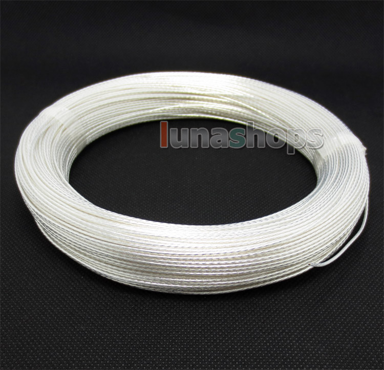 100m Acrolink Silver Plated 6N OCC Signal   Wire Cable 0.3mm2 Dia:1.1mm For DIY 