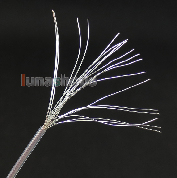 100m Acrolink Silver Plated 6N OCC Signal   Wire Cable 0.35mm2 Dia:1.2mm For DIY 