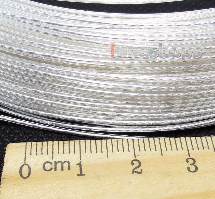 100m Acrolink Silver Plated 6N OCC Signal   Wire Cable 0.12mm2 Dia:0.8mm For DIY 