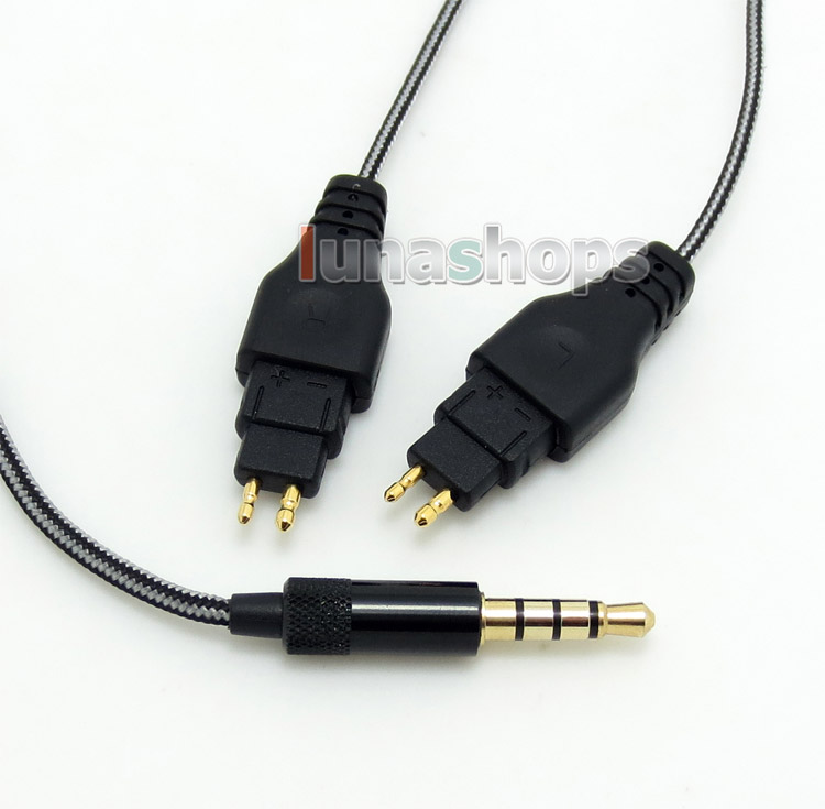 3.5mm 5N OFC Soft Cable With Mic For Sennheiser HD480 CL-II HD480 HD490 HD520 HD520 II HD530 HD540 HD540 HD560 II 