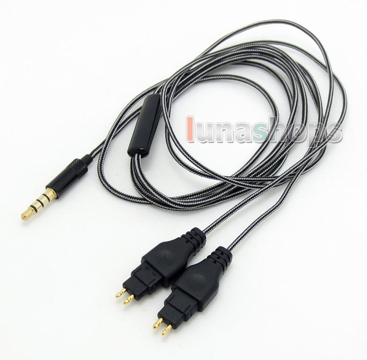 3.5mm 5N OFC Soft Cable With Mic For Sennheiser HD25 HD265 HD525 HD535 HD545 HD565 HD 222 HD 224 HD 230 HD 250 HD 250 Linear II