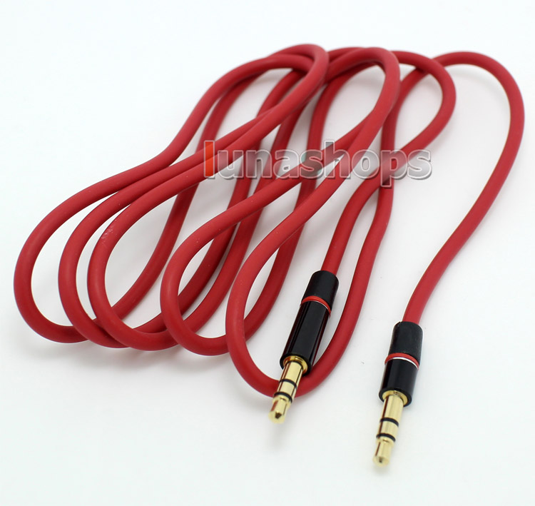Red Professional 3.5mm Male to Male Audio cable