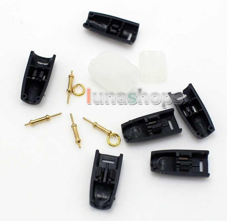 Korea Mould Series- Sennhneiser IE8 IE7 IE80 Earphone Pins With Cover Black