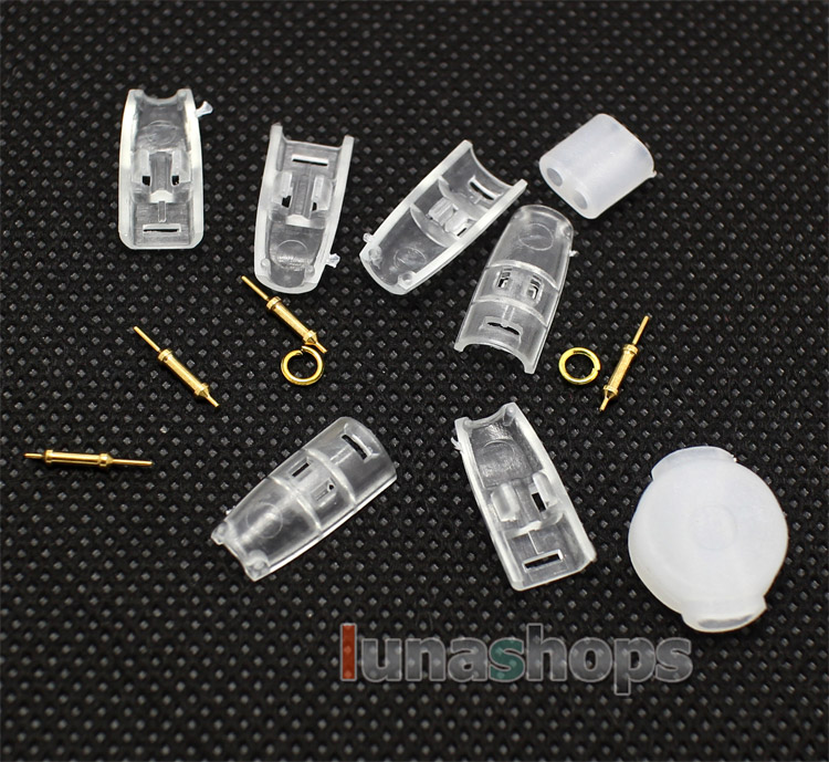 Korea Mould Series- Sennhneiser IE8 IE7 IE80 Earphone Pins With Cover Transparence
