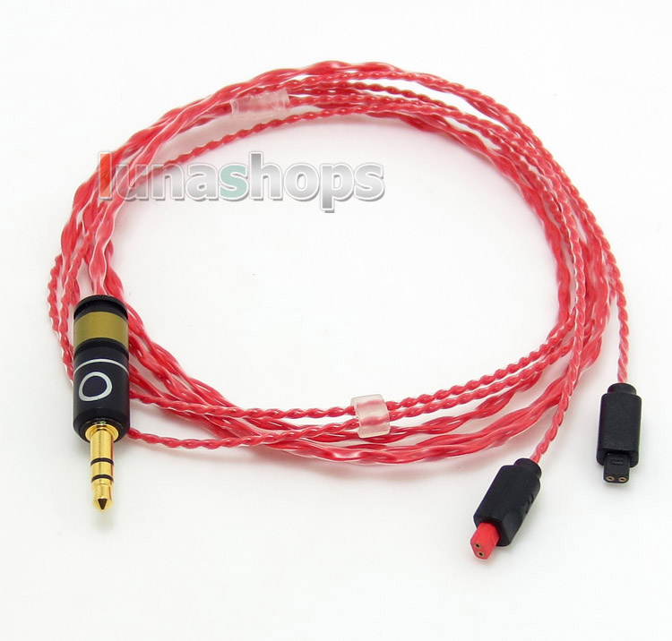 130cm Red Custom 6N OCC Hifi Cable For audio-technica ATH-IM50 ATH-IM70 ATH-IM01 ATH-IM02 ATH-IM03 ATH-IM04