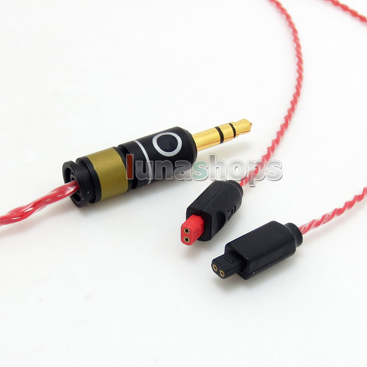 130cm Red Custom 6N OCC Hifi Cable For audio-technica ATH-IM50 ATH-IM70 ATH-IM01 ATH-IM02 ATH-IM03 ATH-IM04