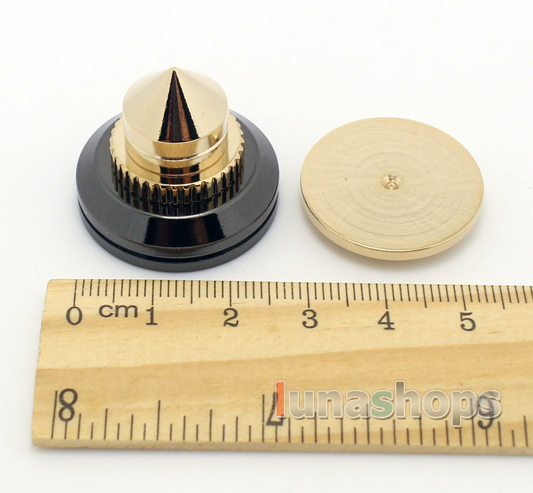 1set 2808 Foot Nail Adapter Stand Spike Protection + Pad for Turntable CD Amplifier Speaker