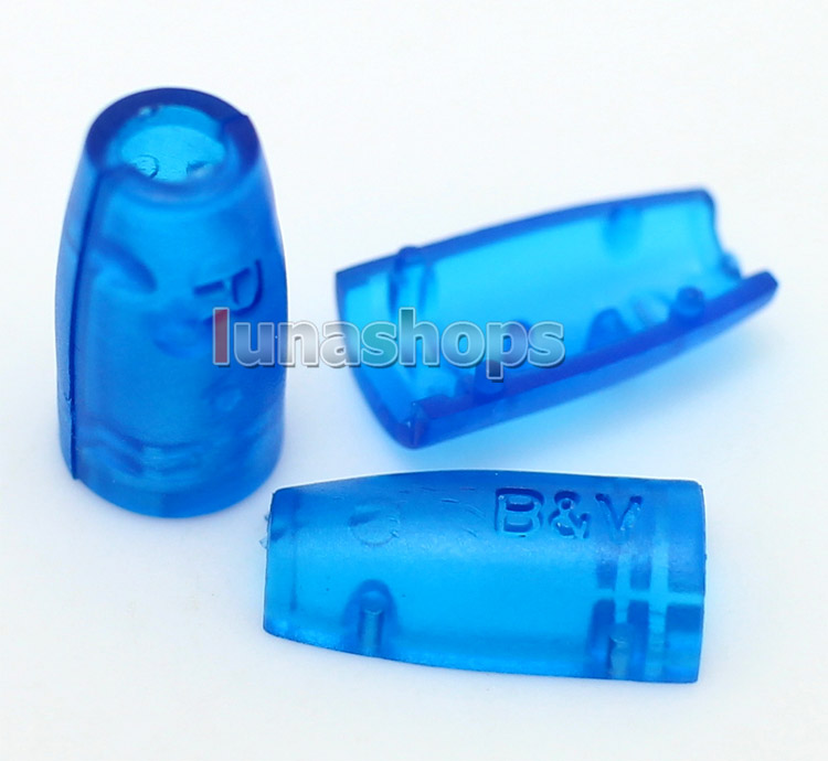 Blue Cover Shell For Shure SE535 SE425 SE315 SE215 Earphone Upgrade Cable Male Plug Pins 