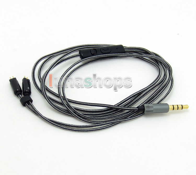 Earphone cable with Remote Mic For Westone W4r earphone headset iphone Or Android