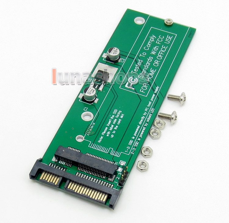 SSD Converter Adapter Card For Apple MacBook Air 6+12 2011 2010