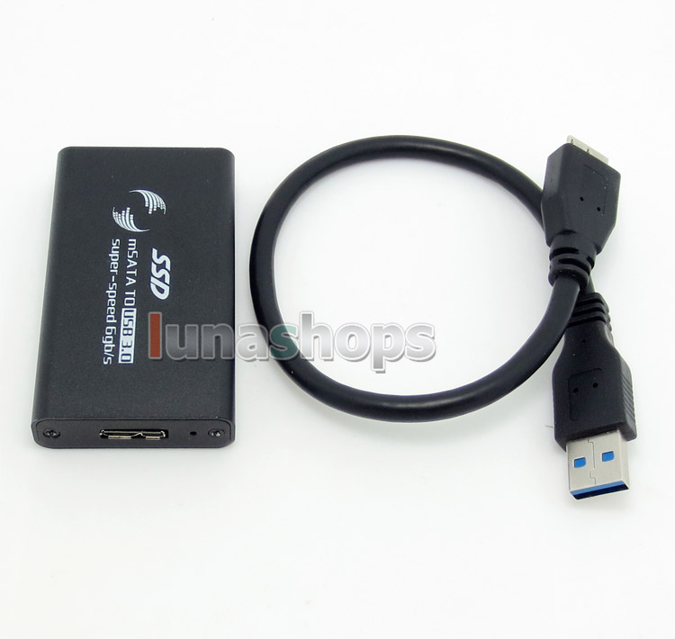 USB 3.0 To MSATA SSD Adapter – External Mini PCIe Convertor For MSATA Drives