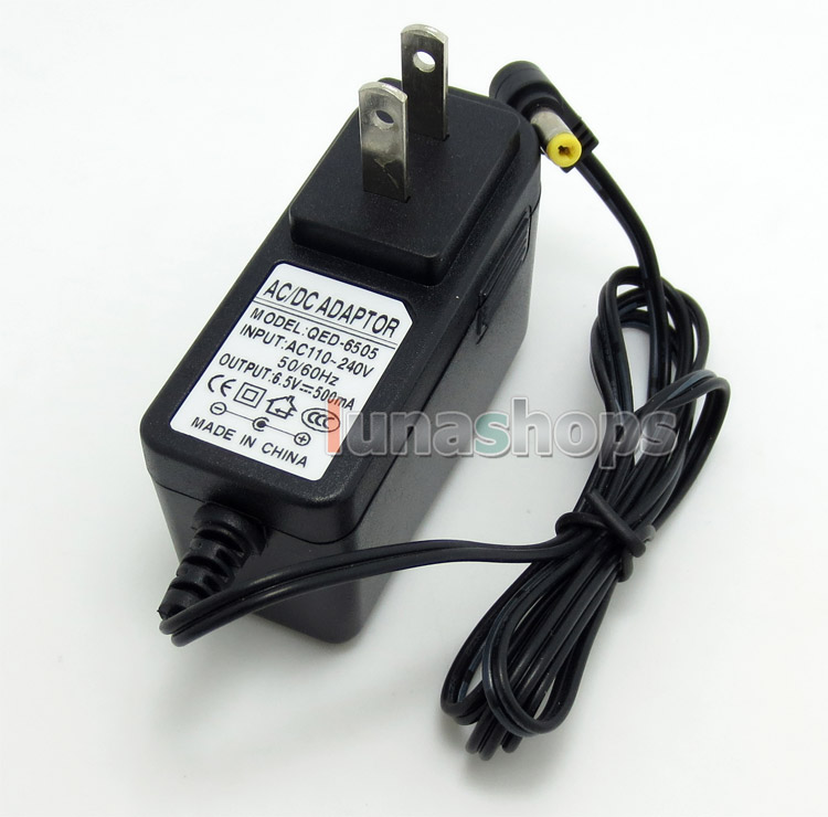 PQLV219 6.5V 500mA 4.8mm*1.7mm AC Power Adapter Charger For Panasonic Wireless Telephone 