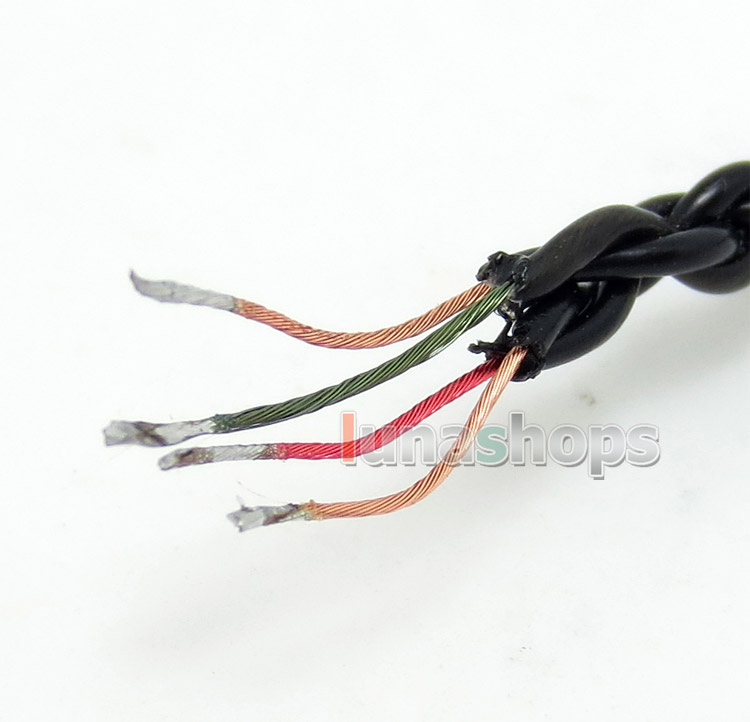 3.5mm Super Soft 5N OFC DIY Earphone Cable for AKG Sennheise hd598 philips etc