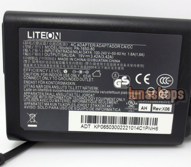 Genuine Liteon Ultrabook Tablet Ac Adapter Charger 65W PA-1650-80 For Acer 